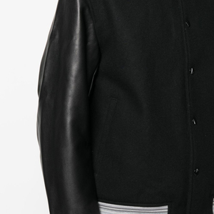 2026 Luxury Letterman Style Varsity Jackets <b>Men</b> Women OEM Custom Patch Leather Sleeve Embroidery Best Price Wool Material New - Product Image 2