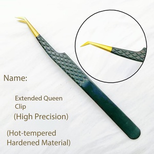 Pinces professionnelles pour extensions de cils, pointes en acier inoxydable, précision, durabilité, prise parfaite, longueur 10 mm, cils de 0,03 mm - Product Image 4
