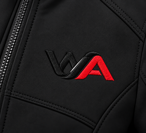 OEM Premium Women's Black <b>Fleece</b> <b>Lined</b> Softshell <b>Jacket</b> Custom Logo Full Zip <b>Waterproof</b> Outdoor Coat Wholesale Bulk Supplier - Product Image 5