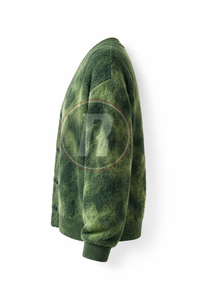 Suéter Cárdigan de Mohair para Hombre, con Botones, Tejido Suave y Peludo, Ropa Casual de Invierno, Cálida y Cómoda, Textura Suave - Product Image 3