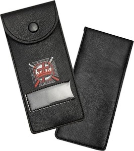 Étui de rangement pour bijoux de la franc-maçonnerie de qualité supérieure – Portefeuille de transport en cuir avec doublure douce pour franc-maçon - Product Image 1