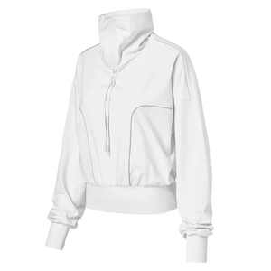 Stand Collar Oversize Ladies Windbreaker Waterproof <b>Jackets</b> Custom Branding Running Hiking Camping Travel Wear Nylon <b>Jacket</b> - Product Image 2