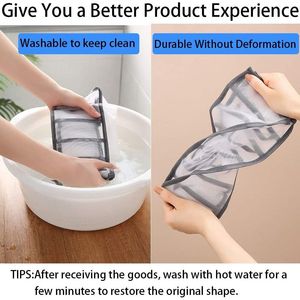 3-Packs Foldable Wardrobe <b>Clothes</b> Organizer Washable Underwear <b>Storage</b> Box and Socks Drawer Divider Bras and Underwear <b>Storage</b> - Product Image 5