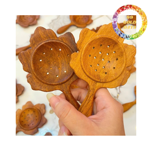 Cuillère en bois de qualité supérieure, bois naturel, écologique, ustensile de cuisine pour cuisiner et mélanger - Product Image 3