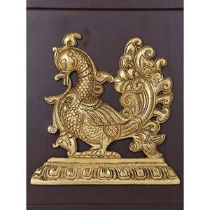 Handmade 12-Inch Annam <b>Wall</b> Hanging Brass <b>Frame</b> Unique Indian Craft for Gifting - Product Image 1