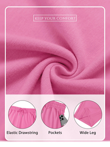 Pantalon de jogging pour femme 100% Coton Hiver Écologique Rétro Taille Haute Coupe Ample Jambe Large en Molleton Doux - Product Image 5