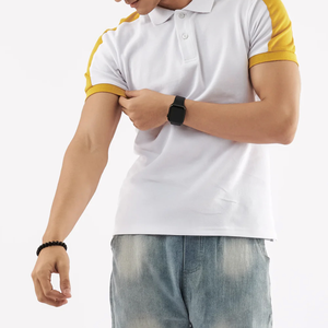 Camisas Personalizadas para Hombre 100% Algodón Orgánico, Logotipo Bordado, Verano, Lona Suave, Sólidas, Alta Calidad, Transpirables, Secado Rápido, Manga Corta - Product Image 5