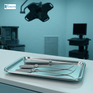 Forceps à aiguille manuels Reverdin en acier inoxydable, instrument chirurgical avec logo et emballage personnalisés - Product Image 2