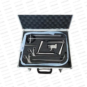 Set de Laringoscopia Manual Autoajustable, Kit de Instrumentos Laringeoscopios ORL, Soporte para Laringoscopio de Acero Inoxidable Alemán para Quirófano - Product Image 2
