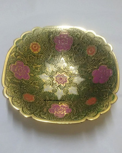 ชามเสิร์ฟทำจากทองเหลืองลายนูนหรูหราขนาดเล็กสำหรับใช้ในบ้านโรงแรมร้านอาหารชามโลหะสำหรับงานเลี้ยง - Product Image 4