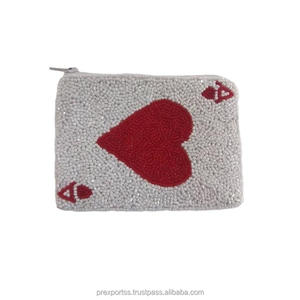 Bolso de mano Kiio hecho a mano, duradero, con bordado de cuentas, diseño a cuadros con bloques de color, gran capacidad, suave, moderno, para la noche - Product Image 3