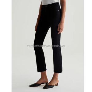 Jeans skinny taille haute tendance automne 2025 pour femmes, bouton unique, coupe slim, denim extensible, OEM - Product Image 6