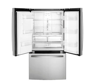 BEST OFFER FOR NEW Stainless Steel French Door Refrigerator With Water Dispenser And Bottom Freezer <b>Drawer</b> - Product Image 4