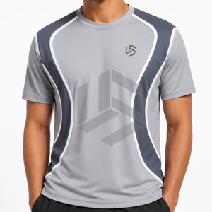 Camiseta Deportiva Formal Personalizada para Hombre |   Camiseta Deportiva de Secado Rápido y Transpirable de Poliéster/Algodón para Correr, Gimnasio y Entrenamiento |   OEM - Product Image 1