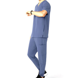 Uniformes médicos para hombre al por mayor OEM, ropa de trabajo para salón de belleza, uniformes quirúrgicos para médicos y enfermeras, conjuntos de algodón 2026 - Product Image 4