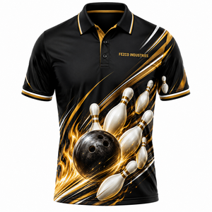 เสื้อโปโลโบว์ลิ่งน้ำหนักเบาเพื่อความสบายตลอดวัน เสื้อโปโลโบว์ลิ่งฮาวายแบบสั่งทำคุณภาพสูง - Product Image 3
