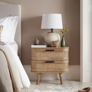 Functional <b>Storage</b> Rattan <b>Side</b> <b>Table</b> With Spacious Shelf And Premium Wooden Structure For Modern Interiors - Product Image 1