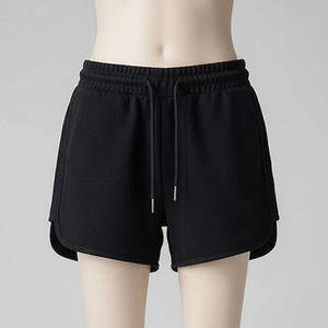 Shorts de sport et de yoga respirants en coton pour femmes - Taille élastique, style cargo, séchage rapide et écologiques pour la course, le basketball et la natation - Product Image 1