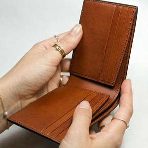 Cartera de Cuero Genuino para Hombre, Delgada, Bifold, con Protección RFID, Venta al Por Mayor, Proveedor OEM, Personalización de Marca, Calidad Premium de Exportación, Moda - Product Image 4