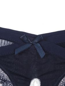 <strong>Mens</strong> See-Through <strong>Crotchless</strong> Briefs Low Rise Lace Trim Underpants Sissy Underwear Tight <strong>Panties</strong> - Product Image 3