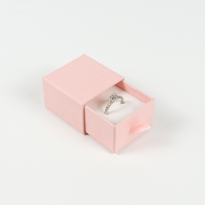 Boxit.pk Eco Friendly Handmade Rigid Cardboard Mini Ring Drawer Jewelry Gift <b>Box</b> with <b>Recycled</b> Material Matt Lamination - Product Image 3