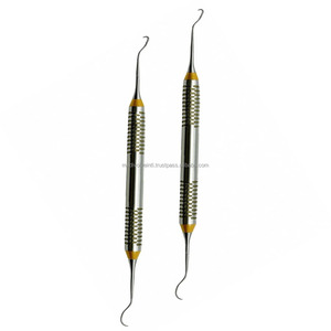 2pcs Periodontal Montana Jack Scaler Double Ended Stainless Steel Dental Instruments Surgical Instruments CE ISO Best Supplier - Product Image 1