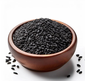 Graines de sésame noir biologiques séchées, ingrédient pour les producteurs alimentaires, pour un nettoyage soigné et un emballage professionnel en vrac - Product Image 1