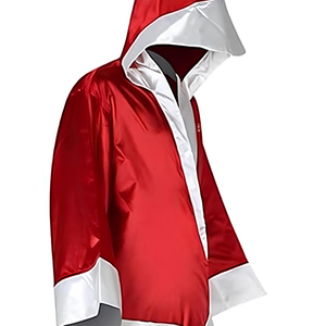 Nouvelle Collection – Robe de Boxe Professionnelle Personnalisable en Satin de Polyester Couleur Unie – Vente Chaude – Vêtements d'Arts Martiaux en Gros - Product Image 4