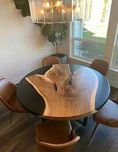 Custom Live Edge Wood Resin <b>Epoxy</b> River <b>Table</b> Premium Solid Hardwood Dining <b>Table</b> Handmade Luxury Furniture for Living Room - Product Image 6