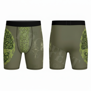 Fitness Apparel MMA Martial Arts Seamless Compression Shorts Quick Dry Athletic Running Gym Training Stretch <b>Boxer</b> Brief Shorts - Product Image 6