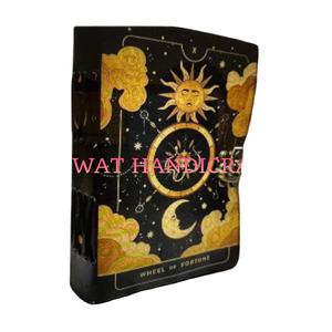 Beautiful Multipurpose Handmade Mirror Vintage Handicraft Rajasthani Decorative Lakh <b>Work</b> <b>Diary</b> Key Chain with Lak Pen - Product Image 4