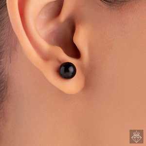 PRAO's Hot Combo Black & White Pearl Stud Pendientes - Product Image 5