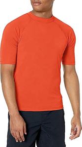 Conception personnalisée Vêtements de protection solaire à la mode pour adultes à manches courtes pour hommes Impression par sublimation Matériau en spandex long - Product Image 5