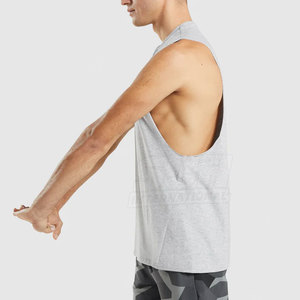 Low Price Fashion Summer Wear <b>Men</b> Gym <b>Singlet</b> High Quality Breathable Lightweight Knitted 100% Cotton Made in Pakistan - Product Image 3