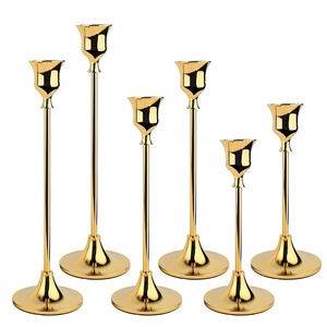 Most demanded candle holder warm metal surface contrasts elegantly with <b>white</b> or pastel candles - Product Image 6