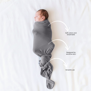 Baby Knotted Swaddle <b>Blanket</b> Secure <b>Wrap</b> with Soft Gentle Fabric - Product Image 3