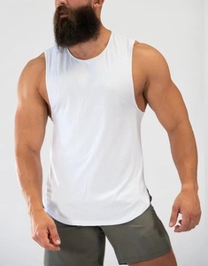 Débardeur Sportif Respirant Noir pour Homme, Col Rond, Tricoté, Sans Manches, pour la Course à Pied - Product Image 3