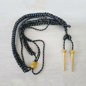 Venta al por mayor de cordones metálicos recubiertos para uniformes ceremoniales en color sólido - Product Image 2