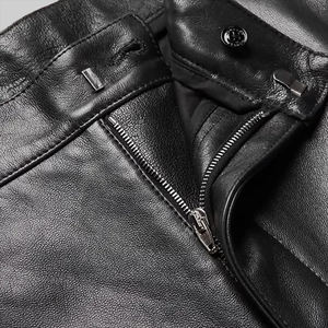 Pantalones de cuero para hombre fabricados en fábrica, en oferta, a precio de mayorista, hechos con cuero de la mejor calidad. - Product Image 5