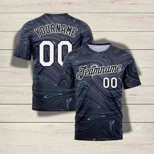 ROVVO Vente en gros de maillots de football pour hommes personnalisés, 100% polyester, imprimés par transfert thermique, respirants, anti-transpiration, coupe ajustée - Product Image 2