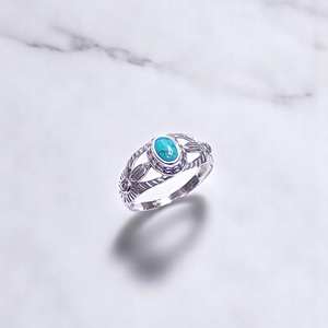 Natural Amethyst <b>Rose</b> <b>Quartz</b> Turquoise Gemstone Handmade 925 Sterling Silver <b>Rings</b> Light Weight Wholesale Price Silver Jewelry - Product Image 4