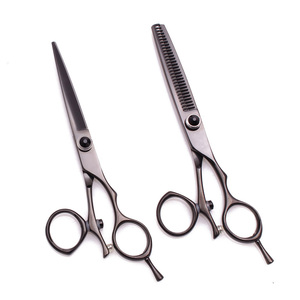 Best Selling Scissor Bumper 440C Shears Hairdressing PK Haircut 6Inch Right-Handed Straight <b>Blade</b> <b>Barber</b> Hair Scissors - Product Image 5