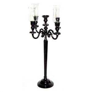 Candelabro de níquel de 5 brazos, última llegada, soporte de vela hecho a mano de diseñador al por mayor, portavelas decorativo para boda, pie de suelo - Product Image 4