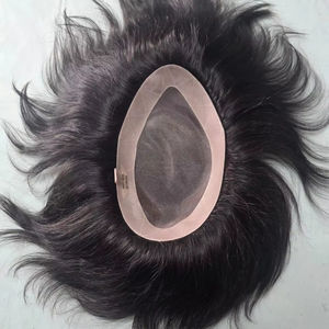 Peluca de Cabello Indio de Alta Calidad Taz Hair para Hombre, Sistema de Tupé con Base Mono Suave, Hecho en Bangladesh - Product Image 1