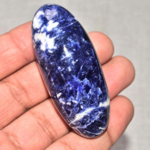 หินโซดาไลต์ ชิวา ลิงกัม สำหรับการบำบัดด้วยเรกิ การทำสมาธิ พลังงาน ตกแต่งทางจิตวิญญาณ คริสตัลธรรมชาติจากผู้จัดจำหน่าย - Product Image 1