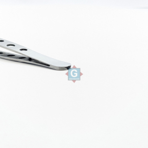 Forceps Kelman McPherson à mâchoires angulées de 8 mm, instrument chirurgical en acier inoxydable, outil ophtalmique manuel, certifié CE - Product Image 3