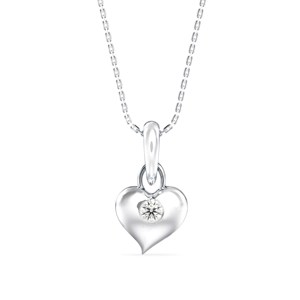Sorprenda a su ser querido con un collar con colgante de moissanita en forma de corazón clásico de plata 925 para un uso diario elegante. - Product Image 3