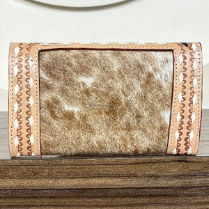 Carteras de cuero a cuadros para mujer occidental, de lujo, duraderas, largas, de alta capacidad, a la moda, personalizadas, de piel de vaca, para teléfono móvil - Product Image 5