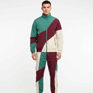 Wholesale OEMFactory Custom 3m Reflective Print Windbreaker <b>Jacket</b> and Nylon Pants Men Windbreaker Tracksuit - Product Image 6