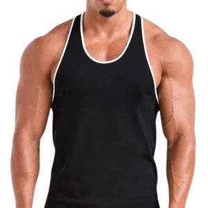 <b>Mens</b> Black Stringer Tank Top Gym Workout <b>Vest</b> Athletic Fitness Training Bodybuilding Sportswear Sleeveless <b>Running</b> Activewear - Product Image 6